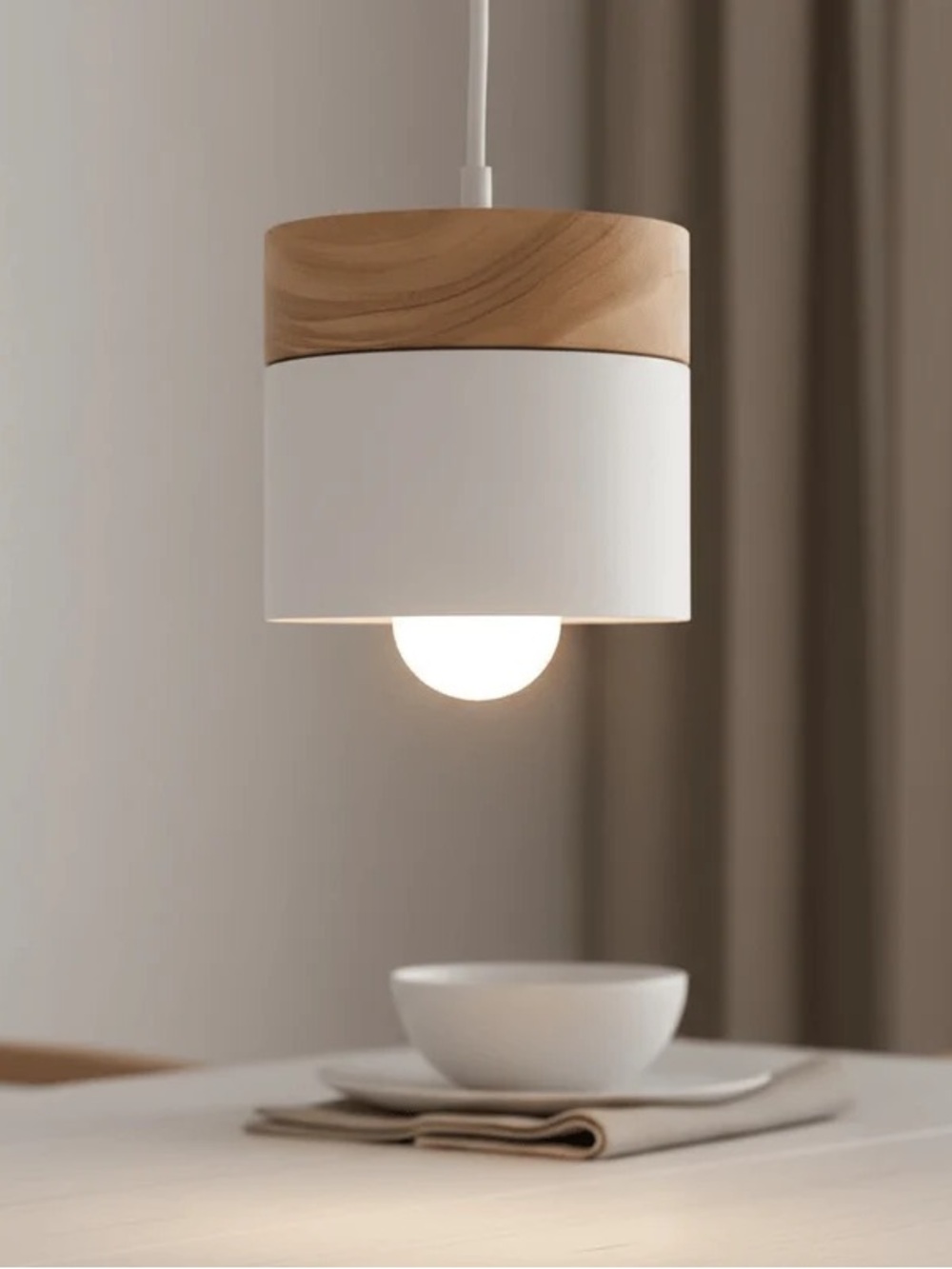 Nordic Cylinder Pendant Lights (set of 2)